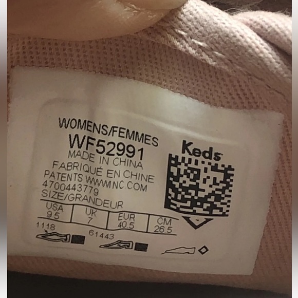 Kate spade rose gold glitter KEDS !  Pink laces 9.5M  time to sparkle! - Picture 7 of 11